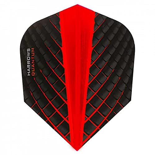 Harrows darts flights quantum red standard, 10 st?ck