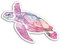 DestinationVinyl 2 x 10 cm Sea Turtle Vinyl-Aufkleber - Tribal Surfer Aufkleber Laptop Gepäck # 17813 (10 cm breit)