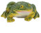 Jeffergarden Gartenfigur Frosch,Garten Tierdekoration Harz Tierfigur Dekoration Rasen Garten Hof Ornamente Der Froschstil für Balkon, Terrasse, am Teich, Kunststein, sitzende Dekofigur Frosch