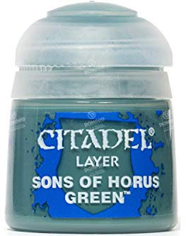 Games Workshop Citadel Layer - Sons of Horus Green (12 ml) - Schichtfarbe - Miniaturfarbe - Schicht