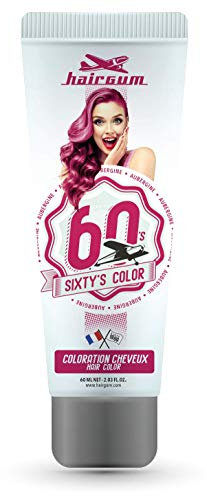 Hairgum Sixty'S Color, Aubergine 60 ml