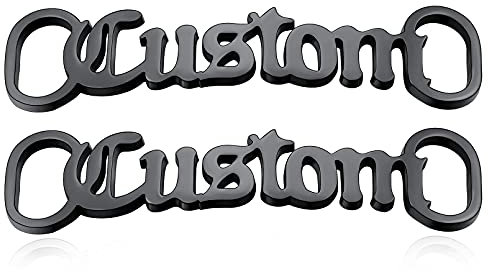 Custom4U Personalisierte Namen-Schuhschnalle Edelstahl 2 Stücke Schnürsenkel Anhänger Schnalle DIY-Zubehör mit Personalisierte Namen/Wunsch/Text Gravur in Schwarz für Damen Herren