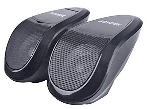 Baceyong Altoparlanti Bluetooth per Moto Audio MP3 per Moto con Altoparlante per Auto Elettrica Leggera, Altoparlante Bluetooth Impermeabile con Lettore Audio e Radio per Moto ATV Nero