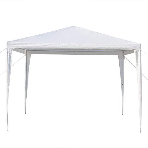 3x9M/3x6M/3x3M Tonnelle Tente Gazebo Pavillon de Jardin Tente de Réception,pour Fête/Mariage/BBQ (3X3M, 0 Bâches)