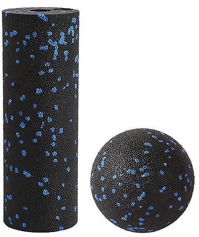Mini Faszienrolle Klein und Massageball, Massage Faszienbälle für Selbstmassage - Ideal für Fuß, Nacken, Schulter, Arm, Wade, Rücken, Wirbelsäule, Bein Faszientraining Muskelmassage (rolle)