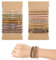 20 Stück Haargummis Mädchen Boho, 5 Stile Haargummi Armband Elastische Haarbänder Hair Tie Bracelet Niedliche Haargummi Damen Boho für Dickes Haar Pferdeschwänze, Keine Beschädigung