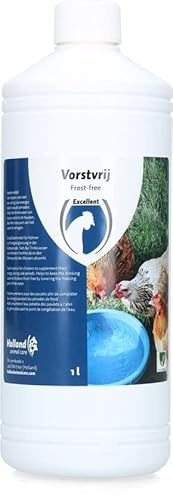 Excellent Frostproof 1 Liter - Hält Trinkwasser flüssig - Sorgt für frisches Trinkwasser - Geeignet für Hühner - Senkt die Gefriertemperatur auf -9 Grad Celsius