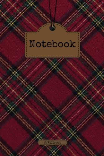Notebook: Christmas Plaid