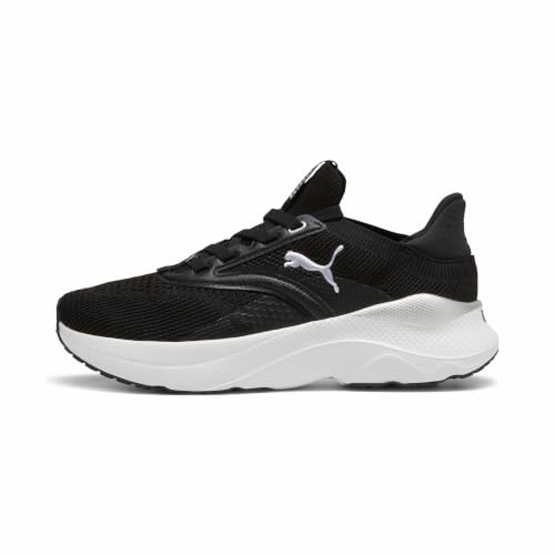 Puma Damen Softride Mayve Running ShoesPUMA Damen Softride Mayve Laufschuhe, Warmweiß-Gold-Schwarz, 42 EU