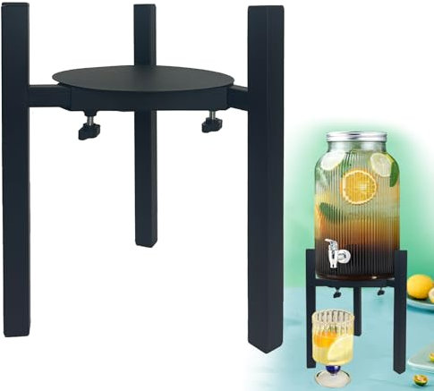 NEECONG Getränkespender Ständer für Party Universeller Getränkespender Ständer Einstellbereich 7,1 bis 29,2 cm breit, Halter für die meisten 3,5 bis 10,9 l Getränkespender (nur Ständer)