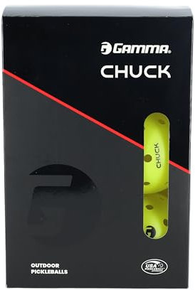 Gamma Tennisbälle Pickleball Chuck Outdoor Ball 6Er-Pack