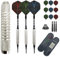 Transmore Dartpfeile mit Kunststoffspitze 16 Gramm, 3 Stück Profi Softdarts mit 6 zusätzlichen Dartspitzen 9 Flügen für Elektronische Dartscheibe Soft Darts Pfeile dartspitzen Kunststoff