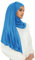 Lina & Lily Damen Instant Hijab Kopftuch Ready-To-Wear Modal Jersey (Azurblau)
