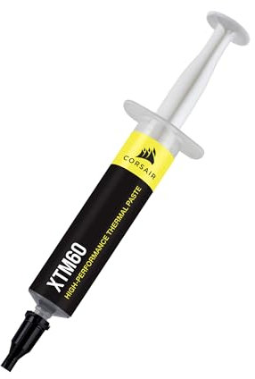 Corsair XTM60 Pâte Thermique Haute Performance pour CPU ou GPU, 3g – Faible Viscosité, Stabilité À Long Terme, Application Facile, Carte D'application Incluse