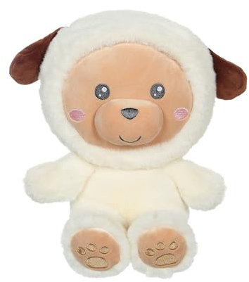 Peluche Chien Hoody Pets - GIPSY TOYS - Creme, 24 cm