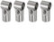 babominimer T-förmiges Rohrschellen-Verbindungs-Set aus Edelstahl, geeignet für 25 mm Rohre