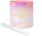 Pink Crystal Singing Bowl Set 7 Inch C Note Alchemy Bowl for Yoga Meditation Sound Healing Includes Quartz Striker & O ring Clear Sound Bowl with Cosmic Light Energy 440HZ Frequency