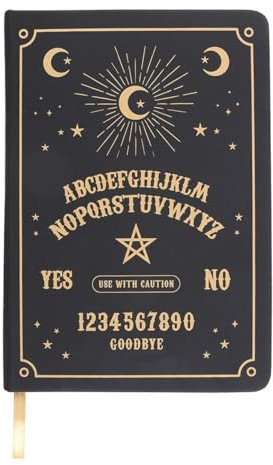 Black Talking Board A5 Notebook