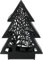 Trend Line Dekobaum Metall Winter 45 x 10 x 35 cm schwarz Baum