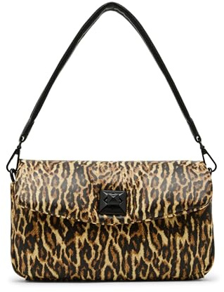 Betsey Johnson Schultertasche mit Puffklappe