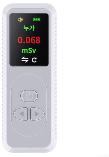 HpLive Geiger-Zähler für Radioaktivität, Wiederaufladbar Strahlungsdetektor mit TFT-Farbdisplay, Messbereich 0,08-9999µSv/h, 100x40x25mm