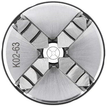 GWGQTELENC Drehfutter K02-63 2,5 Zoll 63 mm M14 Drehfutter 4-Backen Selbstzentrierendes Spannfutter 2,5 Zoll CNC-Maschine