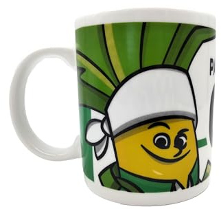 CYPBRANDS - Real Betis Balompié, Keramiktasse, Geschirr, Frühstück, Palemerin, Tasse für Tee oder Kaffee, Grün, offizielles Produkt