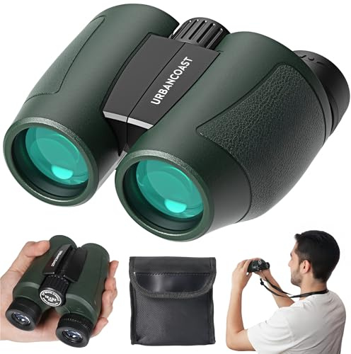12x32 Compact Binoculars for Adults - High Powered Lightweight Small Binoculars with Large View - Super Bright Waterproof Binocular for Bird Watching Travel Cruise Ship Hiking Sports Concert