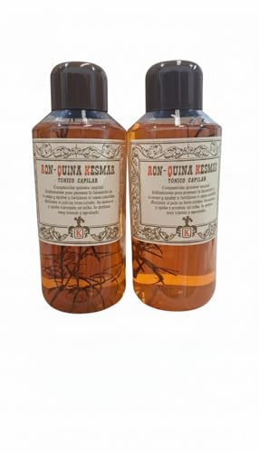 Pack 2x Ronquina Kesmar 1L - Tónico Capilar Anticaída con Extracto de Quina y Romero - Tratamiento Fortalecedor del Cabello y Cuero Cabelludo
