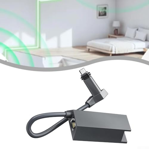 Prise en charge Ethernet Gaming Satellite Internet V2 (rectangulaire) Connexion filaire stable pour streaming pour adaptateur multi-appareils