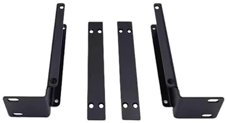 Compatible For Shure SLX14 SLX24 Wireless Receiver Rack Mount Kit With Antenna Extension Cables