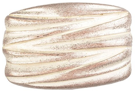 PAPA - Art Detail Shirt Belt Buckle - Stripes - Gürtelschließe für Jeans und Tracht, Argento Rame