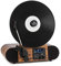 auna Verticalo SE - Reproductor de Vinilo, Tocadiscos con Altavoces estéreo, Tocadiscos de Vinilo con Bluetooth, Reproducción: 33, 45 y 78 RPM, USB, MP3, Entrada de línea, Sintonizador Dab+, Madera