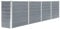 vidaXL Planter 320 x 40 x 77 cm Galvanised Steel Grey