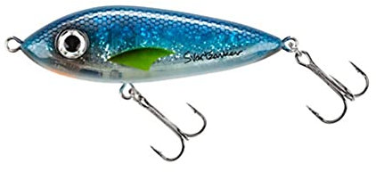 Abu Garcia Svartzonker McSnack Angelköder, 90mm, Blue Silver