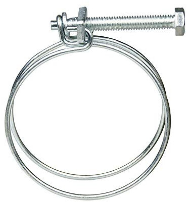 Drahtschlauchschelle W1 Drahtschellen Schlauchschelle Spiralschlauch Luftschlaucht 45-50 mm