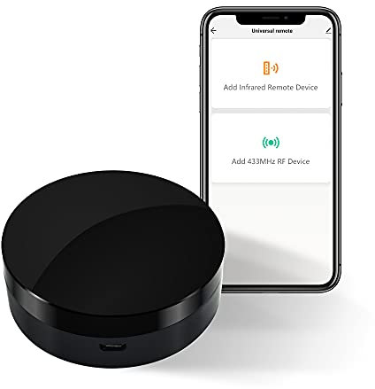 Télécommande Universelle IR/RF Smart Home Hub, Tuya Smart Lifte APP Blaster, pour domotique, TV, Rideau, télécommande pour Stores, contrôleur AC Intelligent, Fonctionne avec Alexa/Google Home