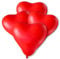 Premium Herzluftballons in Rot - Made in DE - 100% Naturlatex & 100% biologisch abbaubar – 23 Stück - Geburtstag Party Karneval - für Helium geeignet - twist4®