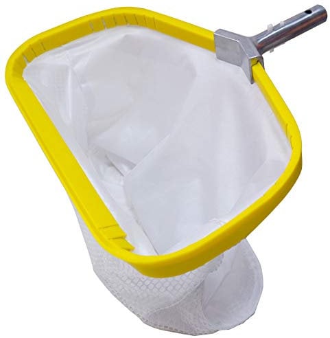 Professionale Retino Piscina, Pesante Carico Rete Profonda con Telaio in Alluminio, Robusto Maglie Fitta per Pulizia Foglie Insetti Detriti, Pool Skimmer Rake Net