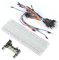 AOICRIE Breadboard Kit - 830 Breadboard, Netzteil Adapter 3,3V 5V, 65Stk Steckbrücken kompatibel mit ! (1)