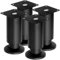 TCHOSUZ 8 inch / 20cm Metal Furniture Legs, Pack of 4 Modern Stainless Steel Tapered Replacement Feet for Home DIY Projects Couch Sofa Cabinet Nightstand TV Stand