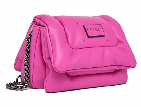 REPLAY Bolso de hombro para mujer Fw3336, 320 Cyclamen Fucsia, Einheitsgröße
