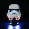 GEAMENT LED Licht-Set Kompatibel mit Lego Stormtrooper Helmet - Beleuchtungsset für Star Wars 75276 Baumodell (Modell-Set Nicht enthalten)