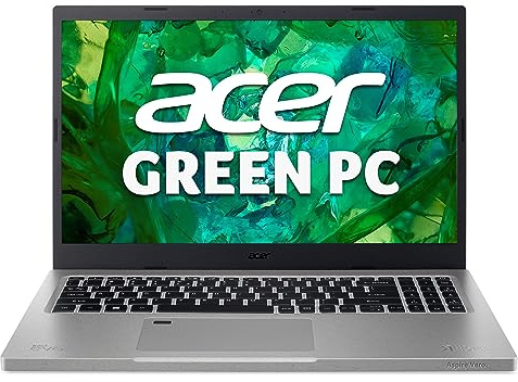 Acer Aspire Vero AV15-51 15.6 Inch Laptop - (Intel Core i5-1155G7, 16GB, 512GB SSD, Full HD Display, Windows 11, Grey, 30 Percent PCR Chassis)