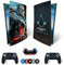 MaD Vision® Set de Skin Extra-Durables en Vinyle pour PS5 Digital + 5 Paires de Aiming Rings | Kit Autocollant et Résistant aux Rayures pour Playstation 5 +2Controllers–pour Assassin's Creed Valhalla