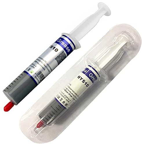 SAMTEK HY-510 25x2 g Thermal Conductivity >1.93W/m-k Thermal Heatsink Paste Grease Compound Carbon Based High Performance Non Conductive for (PC CPU GPU 50) Grams CPU Paste