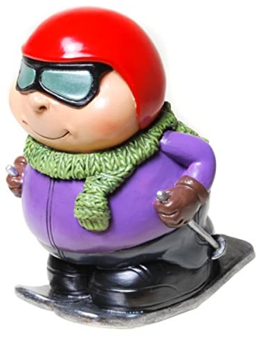 USB Funny Spardose - Wintersport Skifahrer mit Pfropfen