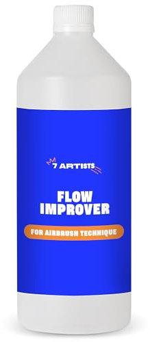 7 Artists Airbrush Flow Improver 1000 ml Diluente Acrilico Aerografo | Dissolver per Aerografo | Diluente Colore Aerografo