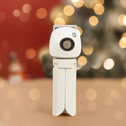 Camera Mini Tripod Portable Desktop Stand for Instax PAL, 12.6in Compact Camera Tripod Stand Small Travel Tripod Grip Handle Tripods with 1/4In Screw for PAL EVO 70 LOMO (White)