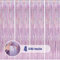DEUXYU Lametta Vorhang Rosa, 4 STK 1x2m Funkeln Metallische Lametta Vorhang, Folienfransen Vorhang zum deko Party, Geburtstage, Disco, Weihnachten, Party Lametta Vorhang Rosa